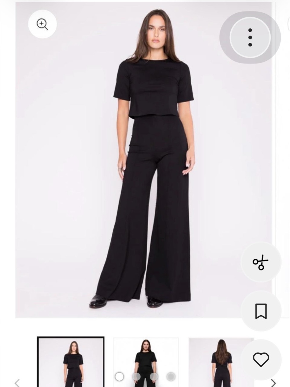 High-Rise Black Wide-Leg Pants - Sleek Everyday Style